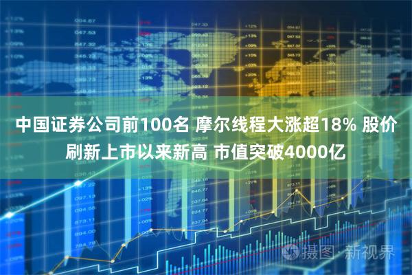中国证券公司前100名 摩尔线程大涨超18% 股价刷新上市以来新高 市值突破4000亿